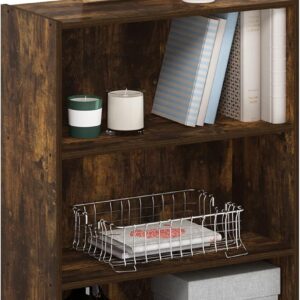 3-Tier Bookshelf Compact White - Image 17