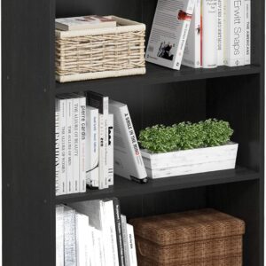 3-Tier Bookshelf Compact White - Image 19