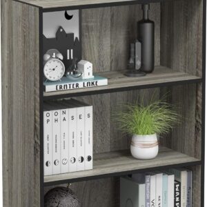 3-Tier Bookshelf Compact White - Image 20