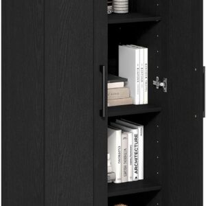 3-Tier Bookshelf Wood Compact Storage - Image 15