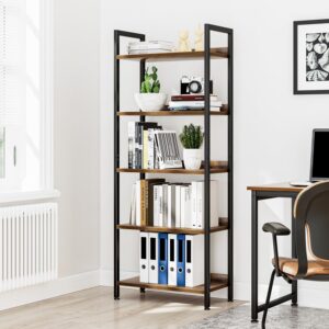 Bookshelf 5 Tier Vintage Style - Image 4