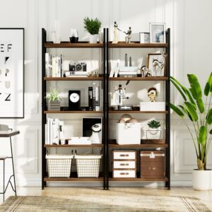 Bookshelf 5 Tier Vintage Style - Image 5
