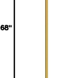 Dimmable Floor Lamp Gold Industrial Design - Image 10
