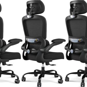 Ergonomic Office Chair Mesh Black - Image 24