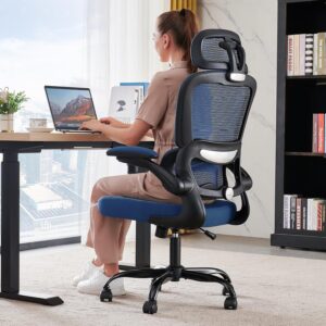 Ergonomic Office Chair Mesh Black - Image 27