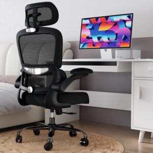 Ergonomic Office Chair Mesh Black - Image 8