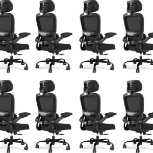 Ergonomic Office Chair Mesh White - Image 10