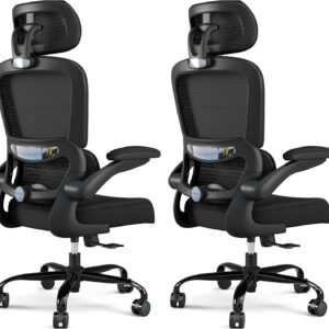Ergonomic Office Chair Mesh White - Image 13